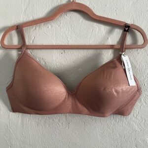 Victoria's Secret Shimmery Dusty Rose T-Shirt Bra